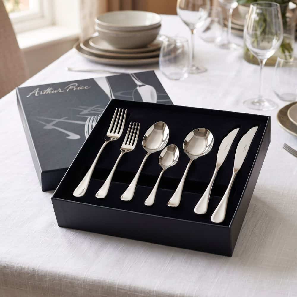 Arthur Price Signature Cascade 56pc 8 Person Cutlery Set 1