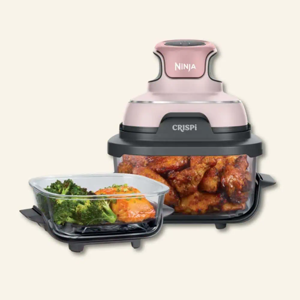 Ninja CRISPi 4-in-1 Portable Glass Air Fryer (Pink) - The Kitchen Draw